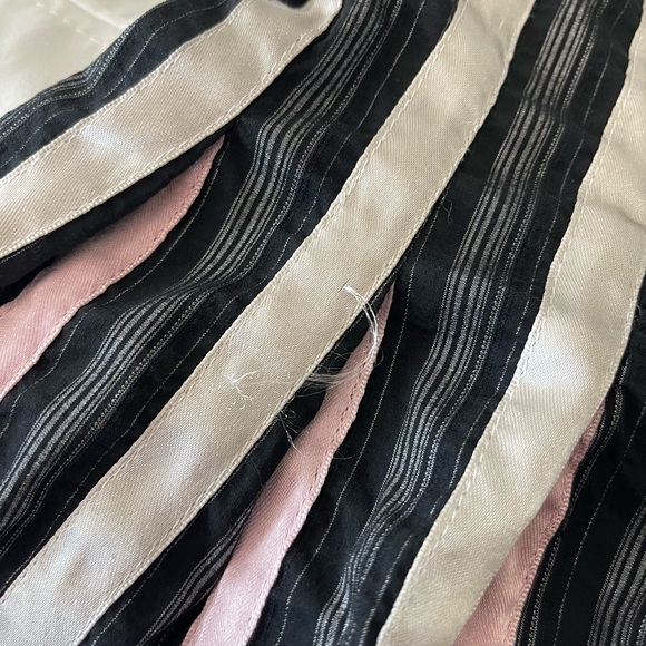 Y2K Vintage Metallic Ribbon High Rise Babydoll Skirt - Picture 8 of 11